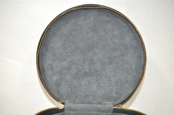 Authentic Louis Vuitton Epi Cannes Cosmetic Hand Bag Purse Black M48032 LV 5851I