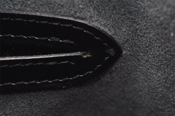 Authentic Louis Vuitton Epi Cannes Cosmetic Hand Bag Purse Black M48032 LV 5851I