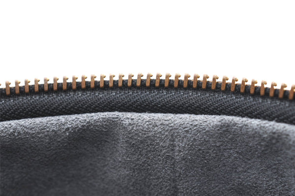 Authentic Louis Vuitton Epi Cannes Cosmetic Hand Bag Purse Black M48032 LV 5851I