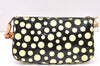 Auth Louis Vuitton Vernis Pochette Accessoires Pouch Yayoi Kusama Black LV 5851K