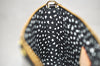 Auth Louis Vuitton Vernis Pochette Accessoires Pouch Yayoi Kusama Black LV 5851K