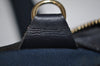 Auth Louis Vuitton Monogram Mini Josephine PM Hand Bag Dark Blue M92414 LV 5852I