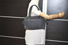 Auth Louis Vuitton Monogram Mini Josephine PM Hand Bag Dark Blue M92414 LV 5852I