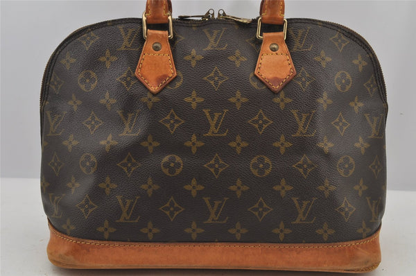Authentic Louis Vuitton Monogram Alma Hand Bag Purse M51130 LV 5852J