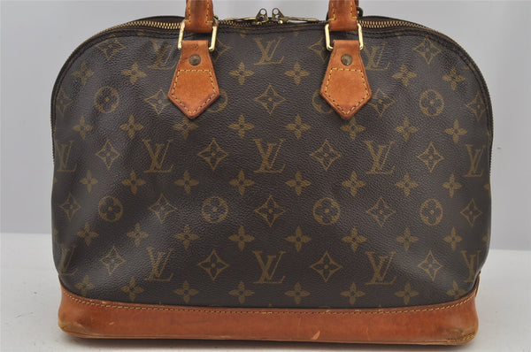 Authentic Louis Vuitton Monogram Alma Hand Bag Purse M51130 LV 5852J