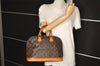 Authentic Louis Vuitton Monogram Alma Hand Bag Purse M51130 LV 5852J
