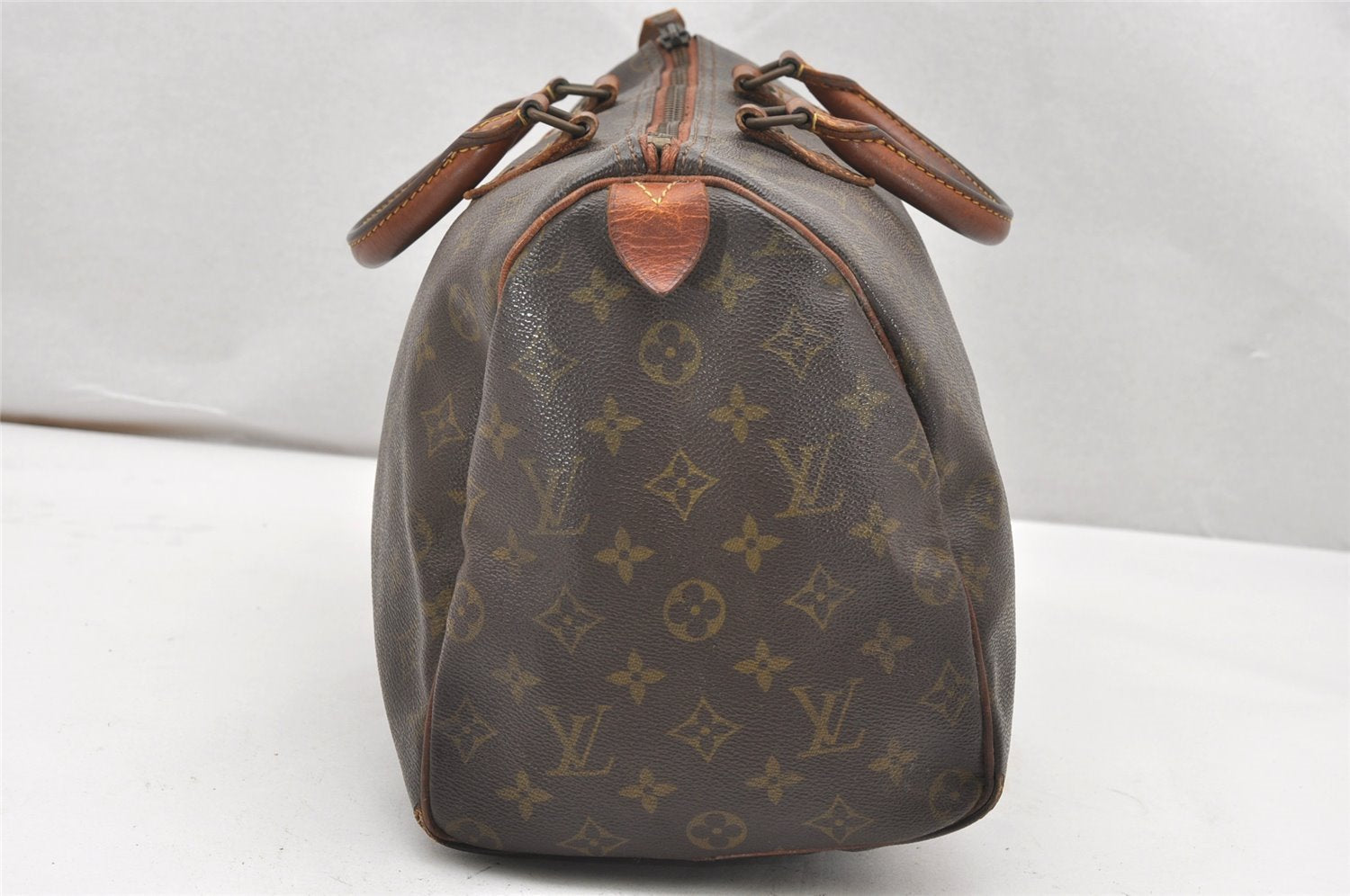 Authentic Louis Vuitton Monogram Speedy 35 Hand Boston Bag Old Model LV 5852K