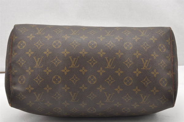 Authentic Louis Vuitton Monogram Speedy 35 Hand Boston Bag Old Model LV 5852K