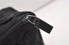 Authentic GUCCI Web Sherry Line Tote Hand Bag GG Nylon Leather Black 5853J