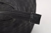 Authentic GUCCI Web Sherry Line Tote Hand Bag GG Nylon Leather Black 5853J
