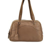 Authentic PRADA Vintage Leather Shoulder Hand Bag Beige 5855J
