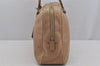 Authentic PRADA Vintage Leather Shoulder Hand Bag Beige 5855J