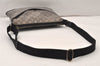 Authentic GUCCI GG Crystal Shoulder Bag PVC Leather 145857 Black Gold 5857K