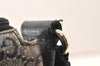 Authentic GUCCI GG Crystal Shoulder Bag PVC Leather 145857 Black Gold 5857K