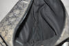Authentic GUCCI GG Crystal Shoulder Bag PVC Leather 145857 Black Gold 5857K
