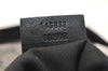 Authentic GUCCI GG Crystal Shoulder Bag PVC Leather 145857 Black Gold 5857K