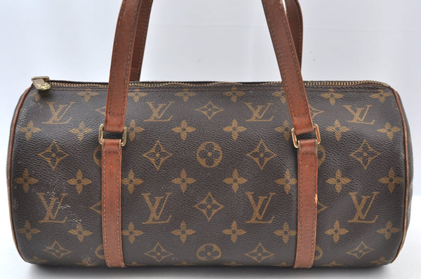 Authentic Louis Vuitton Monogram Papillon 30 Hand Bag Old Model LV 5858H