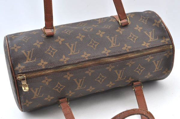 Authentic Louis Vuitton Monogram Papillon 30 Hand Bag Old Model LV 5858H