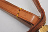 Auth Louis Vuitton Leather Strap For Pochette Accessoires Beige 13.8" LV 5859J