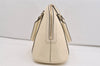 Authentic GUCCI Micro Guccissima GG Leather 2Way Hand Bag 449663 White 5860J