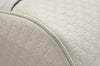 Authentic GUCCI Micro Guccissima GG Leather 2Way Hand Bag 449663 White 5860J