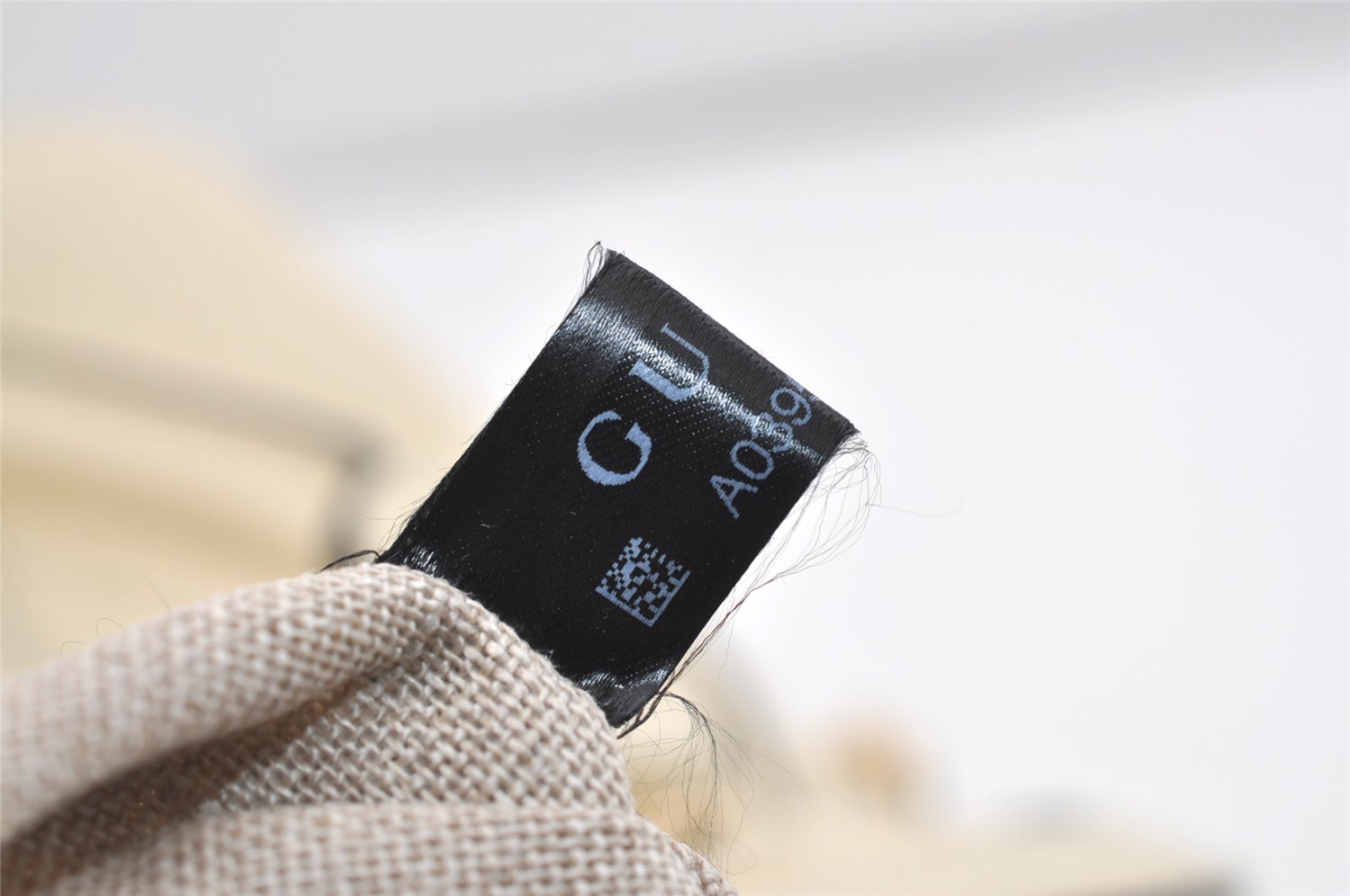 Authentic GUCCI Micro Guccissima GG Leather 2Way Hand Bag 449663 White 5860J