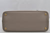 Authentic PRADA Vintage Saffiano Leather 2Way Shoulder Hand Bag Beige 5861J