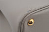 Authentic PRADA Vintage Saffiano Leather 2Way Shoulder Hand Bag Beige 5861J