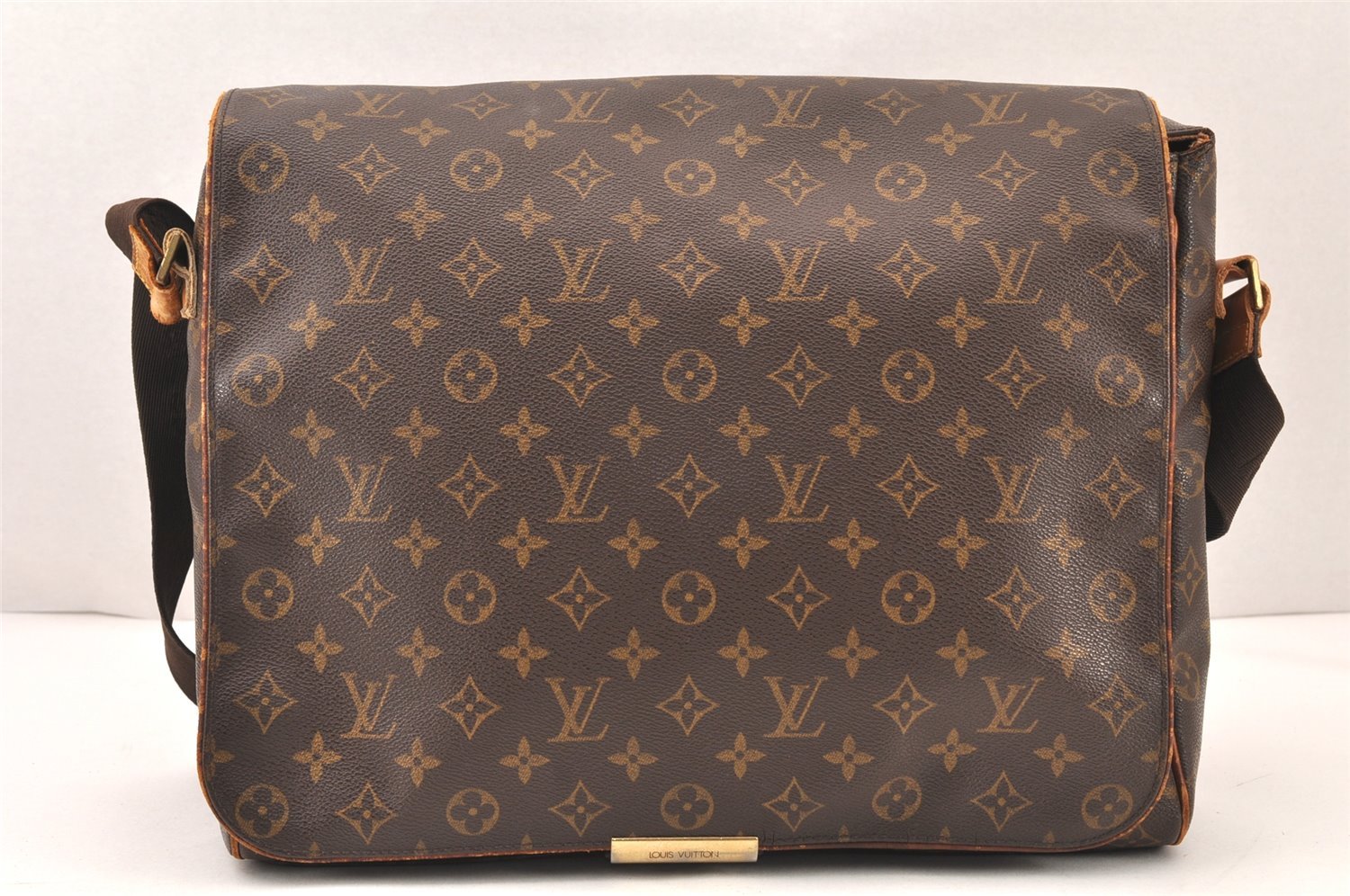 Authentic Louis Vuitton Monogram Abbesses Shoulder Bag M45257 LV 5861K