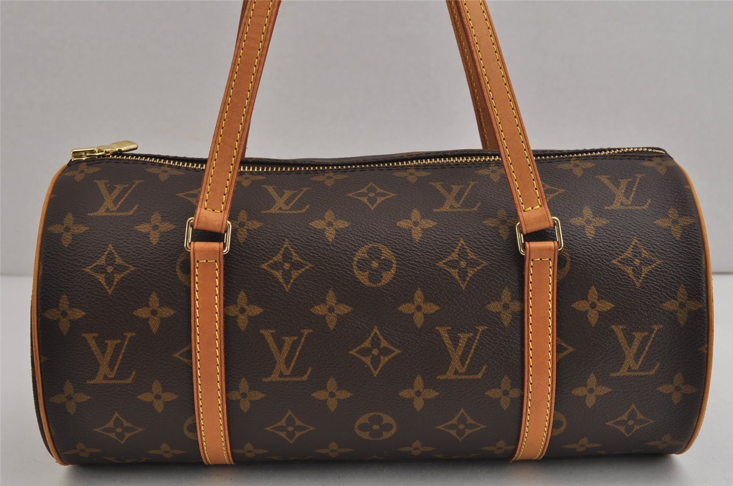 Authentic Louis Vuitton Monogram Papillon 30 Hand Bag M51385 LV 5862J