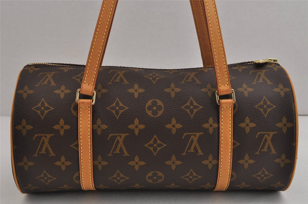 Authentic Louis Vuitton Monogram Papillon 30 Hand Bag M51385 LV 5862J
