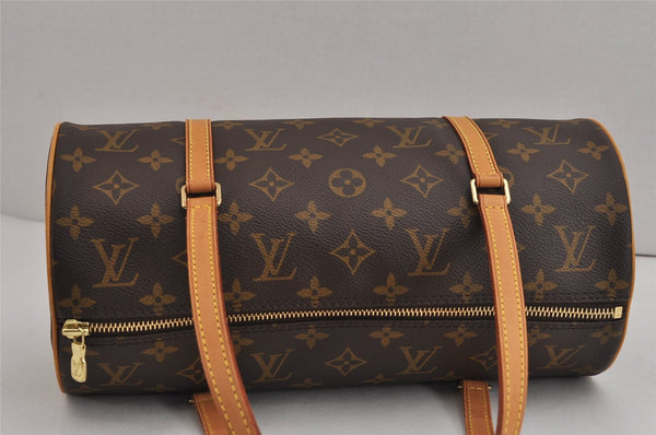 Authentic Louis Vuitton Monogram Papillon 30 Hand Bag M51385 LV 5862J