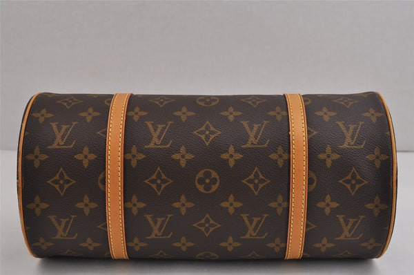 Authentic Louis Vuitton Monogram Papillon 30 Hand Bag M51385 LV 5862J