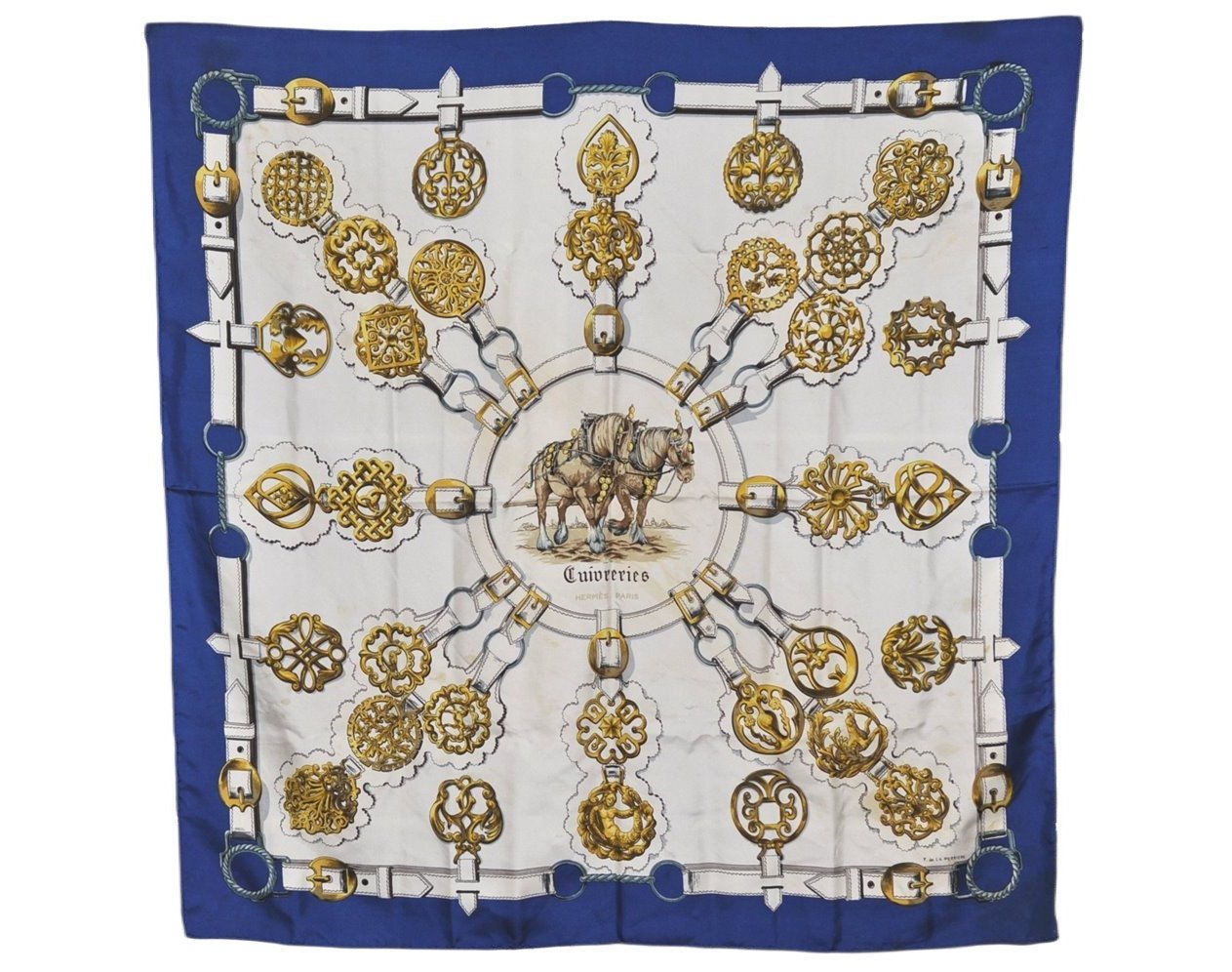 Authentic HERMES Carre 90 Scarf 