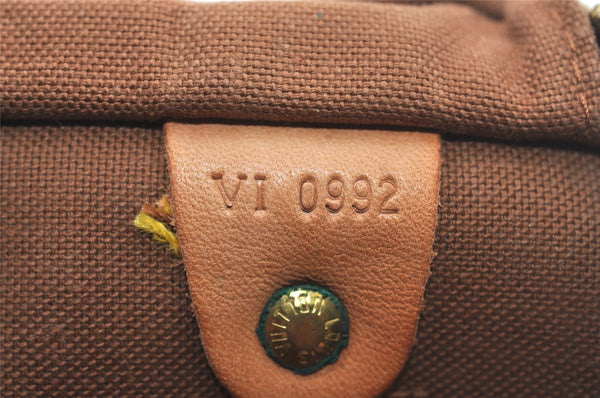 Authentic Louis Vuitton Monogram Speedy 35 Hand Boston Bag M41524 LV 5863I