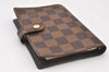 Authentic Louis Vuitton Damier Agenda PM Notebook Cover R20700 LV 5864K