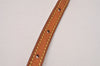 Authentic Louis Vuitton Leather Shoulder Strap Beige 41.3-46.9" LV 5865I