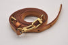 Authentic Louis Vuitton Leather Shoulder Strap Beige 41.3-46.9" LV 5865I