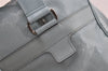 Authentic GUCCI Impreme 2Way Boston Bag GG PVC Leather 374769 Light Blue 5865J