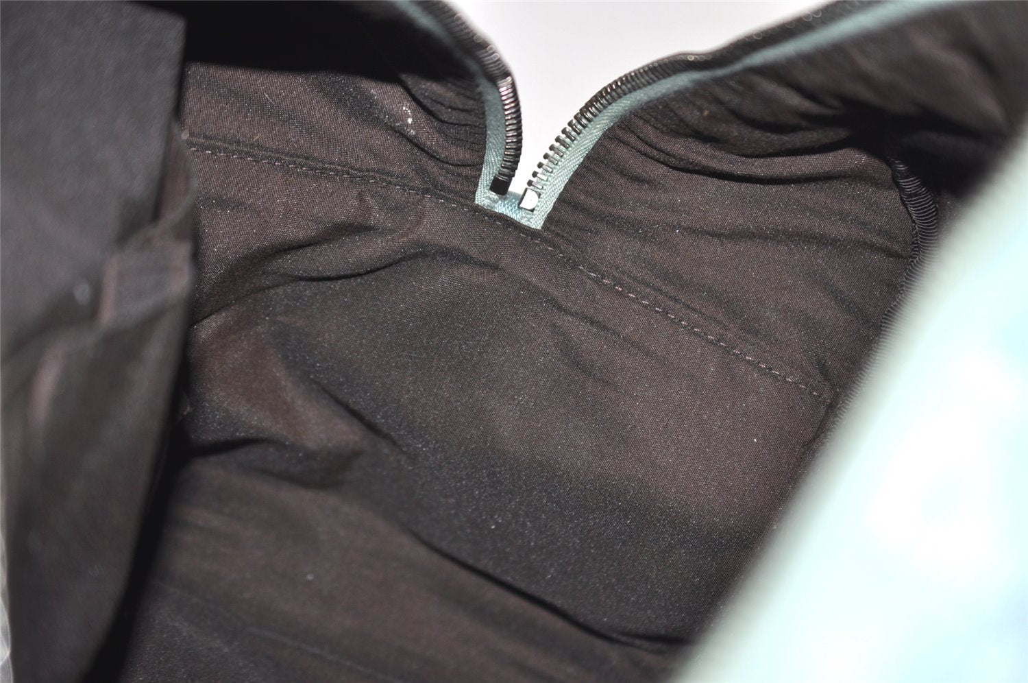 Authentic GUCCI Impreme 2Way Boston Bag GG PVC Leather 374769 Light Blue 5865J