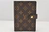 Authentic Louis Vuitton Monogram Agenda PM Notebook Cover R20005 LV 5865K