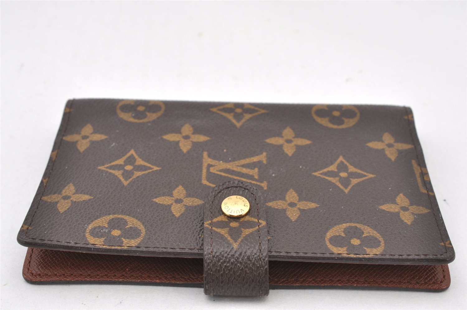 Authentic Louis Vuitton Monogram Agenda PM Notebook Cover R20005 LV 5865K