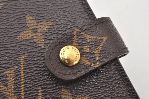 Authentic Louis Vuitton Monogram Agenda PM Notebook Cover R20005 LV 5865K