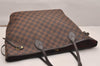 Authentic Louis Vuitton Damier Neverfull MM Shoulder Tote Bag N41358 LV 5869J