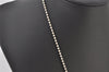 Authentic GUCCI Vintage Silver 925 Dog Tag Chain Necklace Box 5869K