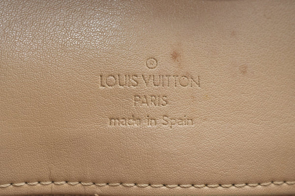 Authentic Louis Vuitton Vernis Houston Shoulder Hand Bag Yellow M91004 LV 5870H