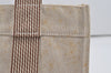 Authentic HERMES New Fourre Tout PM Hand Tote Bag Purse Canvas Beige 5871I