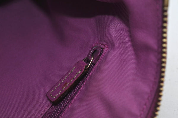 Authentic GUCCI Abbey Hand Tote Bag Purse GG Canvas Leather 141471 Brown 5872I