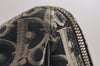 Authentic Christian Dior Trotter Boston Hand Bag Canvas Leather Black 5873J