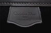 Authentic Christian Dior Trotter Boston Hand Bag Canvas Leather Black 5873J